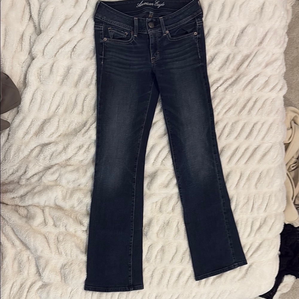 American Eagle Outfitters Women's dark blue bootcut Jeans